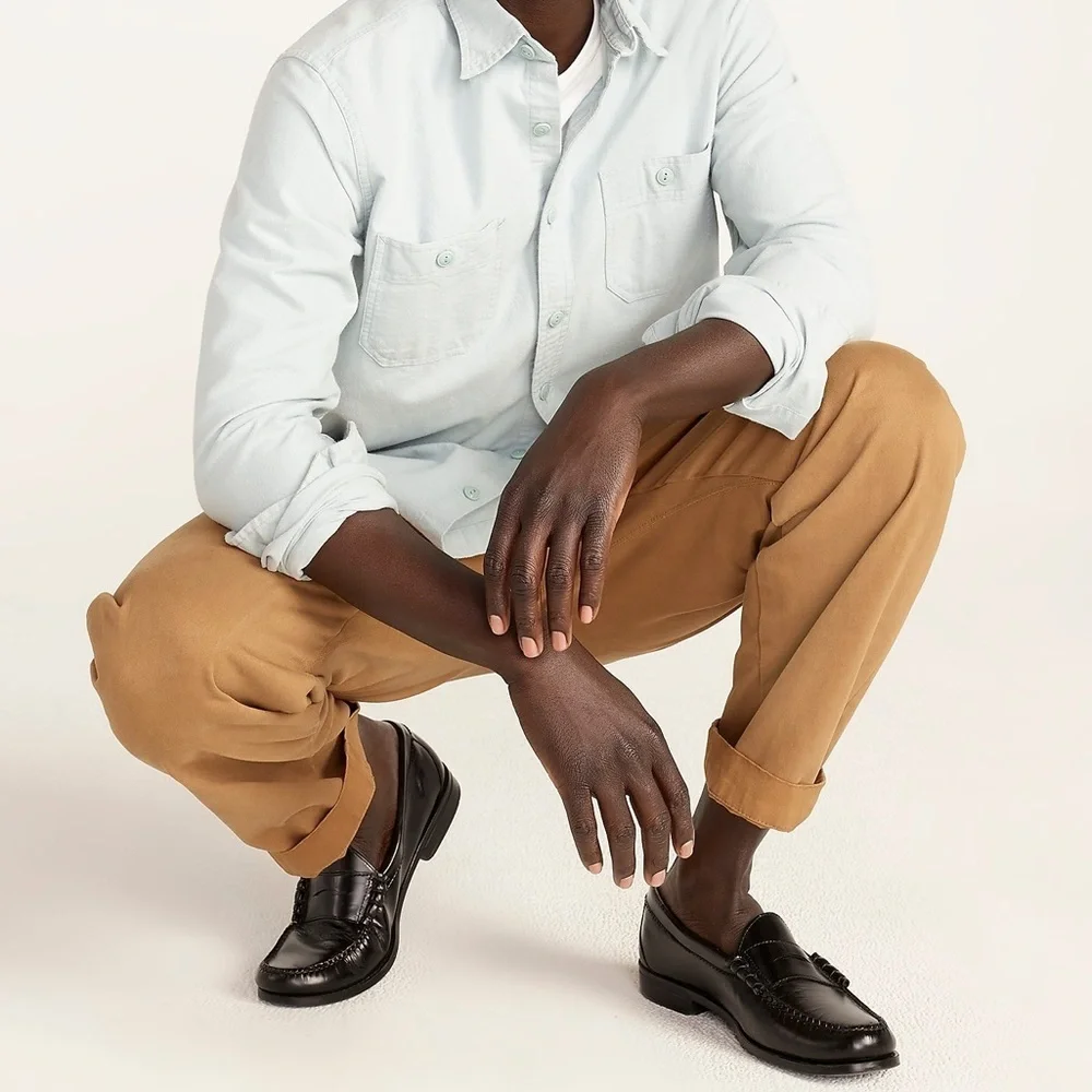 NWOB j crew Camden loafers in leather